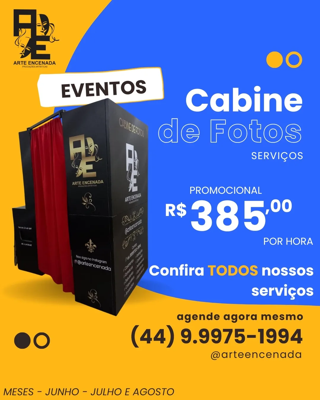 Cabine de Fotos & 360°