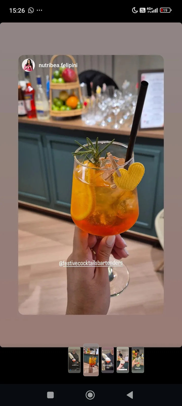 Trabalho de Festive Cocktails Bartenders